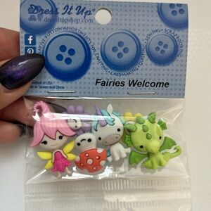 Cutest Fairy Buttons